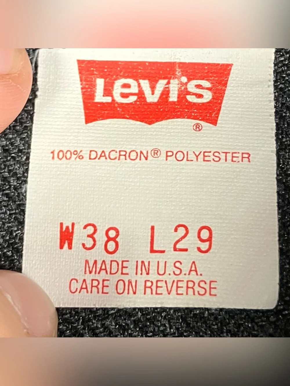 Vintage Levi's 517 Bootcut Pants Mens 38x30 Dacron Polyester USA (Lot Of 3).